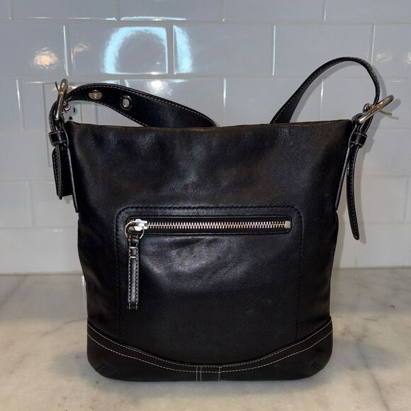 Coach Bag Purse Handbag Soho Vintage Leather Convertible Hobo Shoulder Bag - Picture 5 of 16